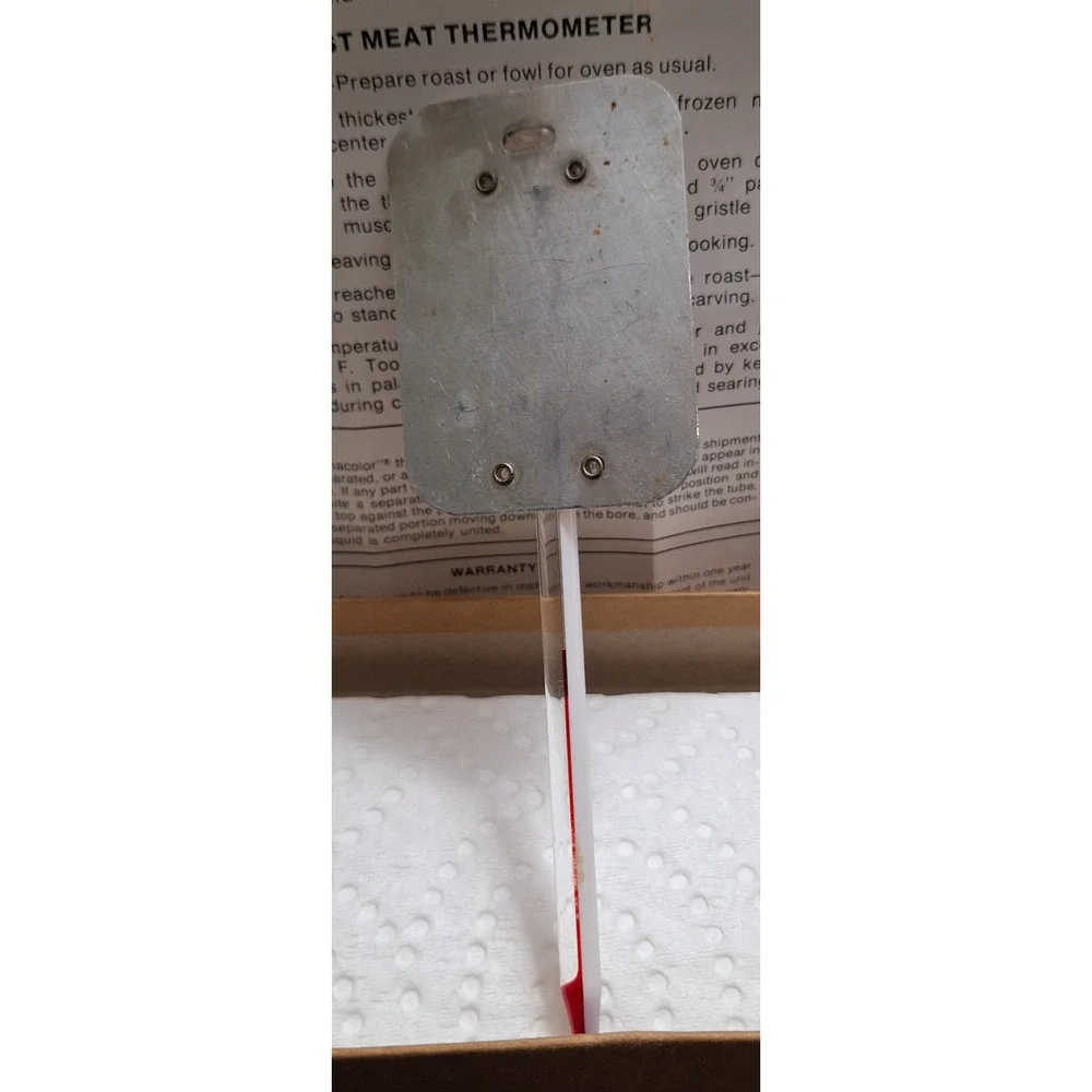 Set of 2 Vintage Taylor TCA Thermometers, Roast Meat and Candy Making